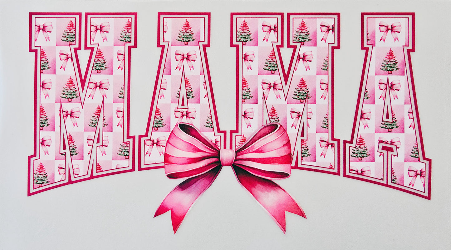 Pink & Christmas Tree Mama
