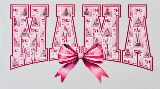 Pink & Christmas Tree Mama