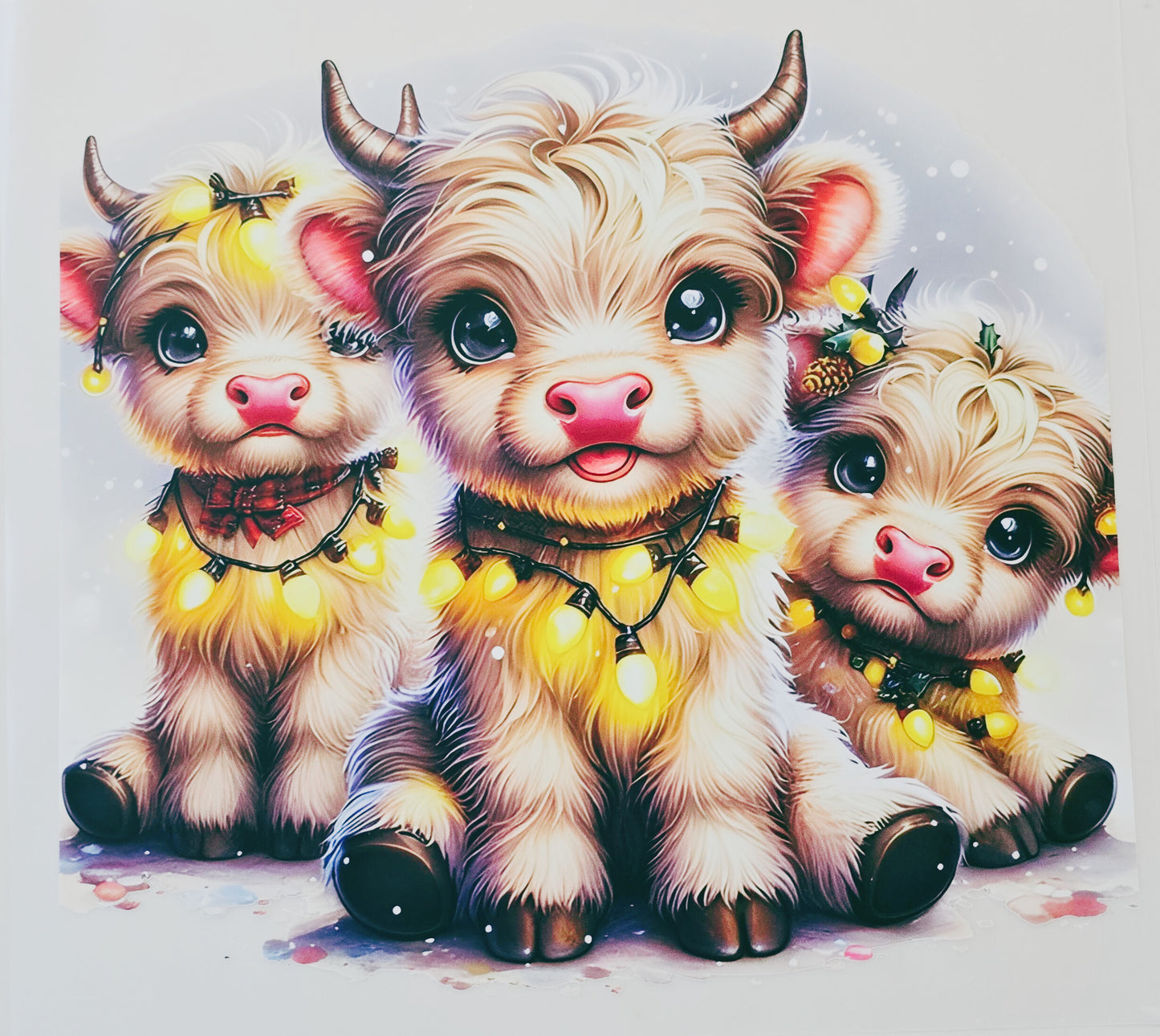 Baby Cows with Lights
