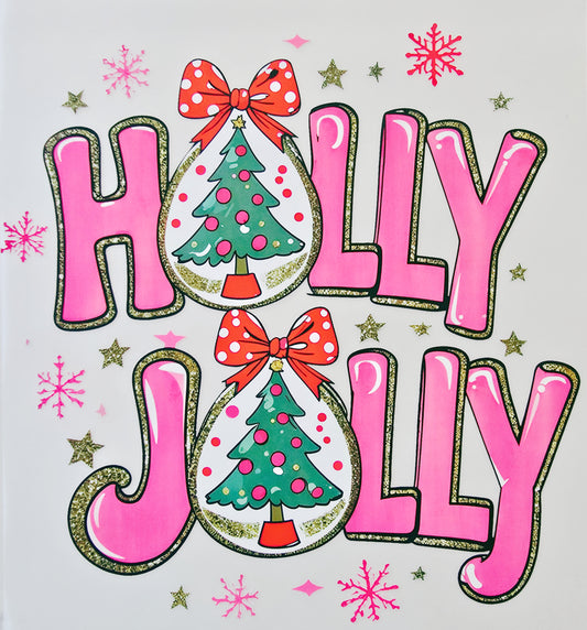Pink Holly Jolly