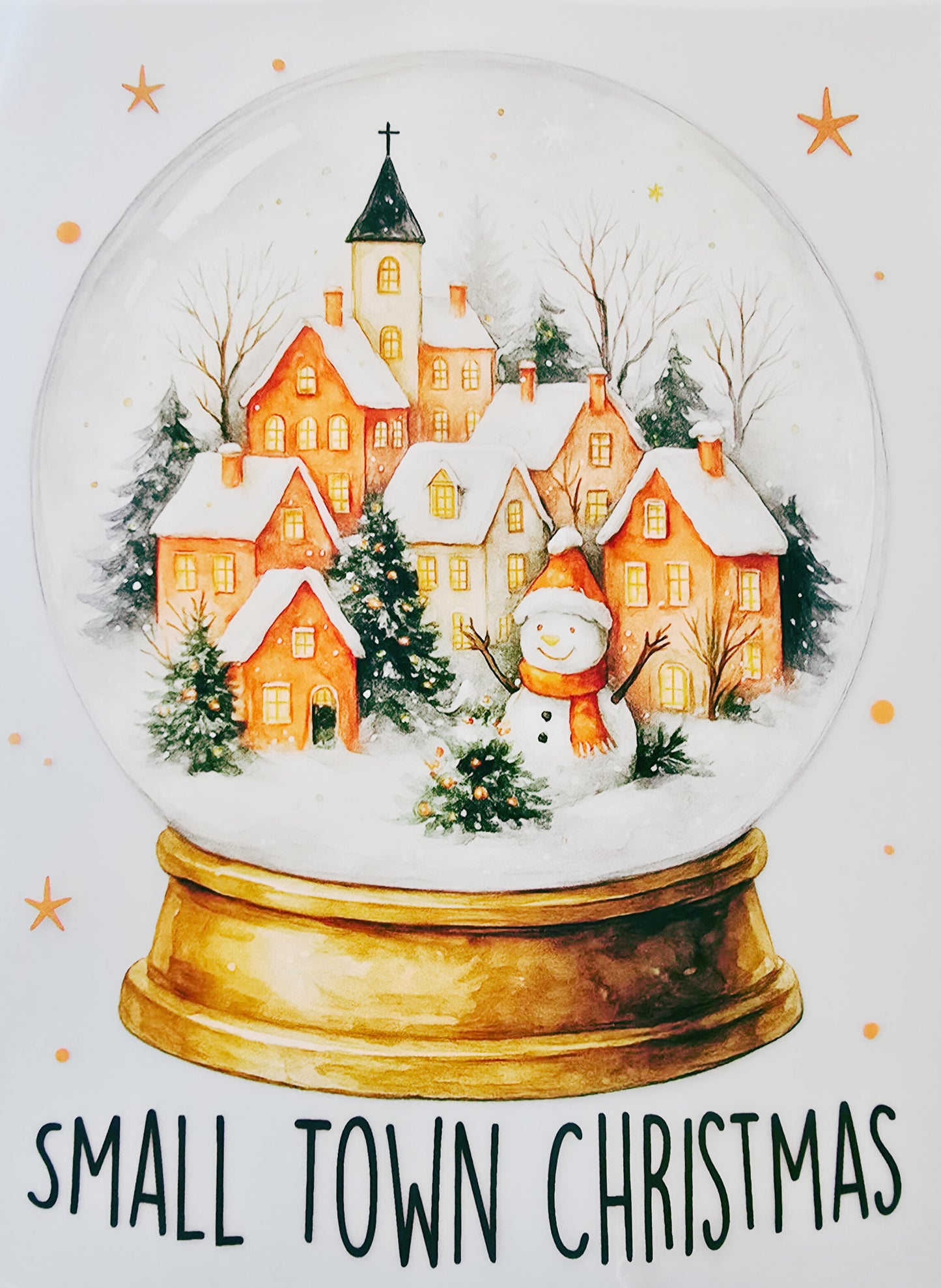 Gold small Town Christmas