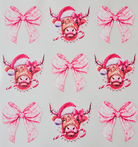 Pink Cows & Bows