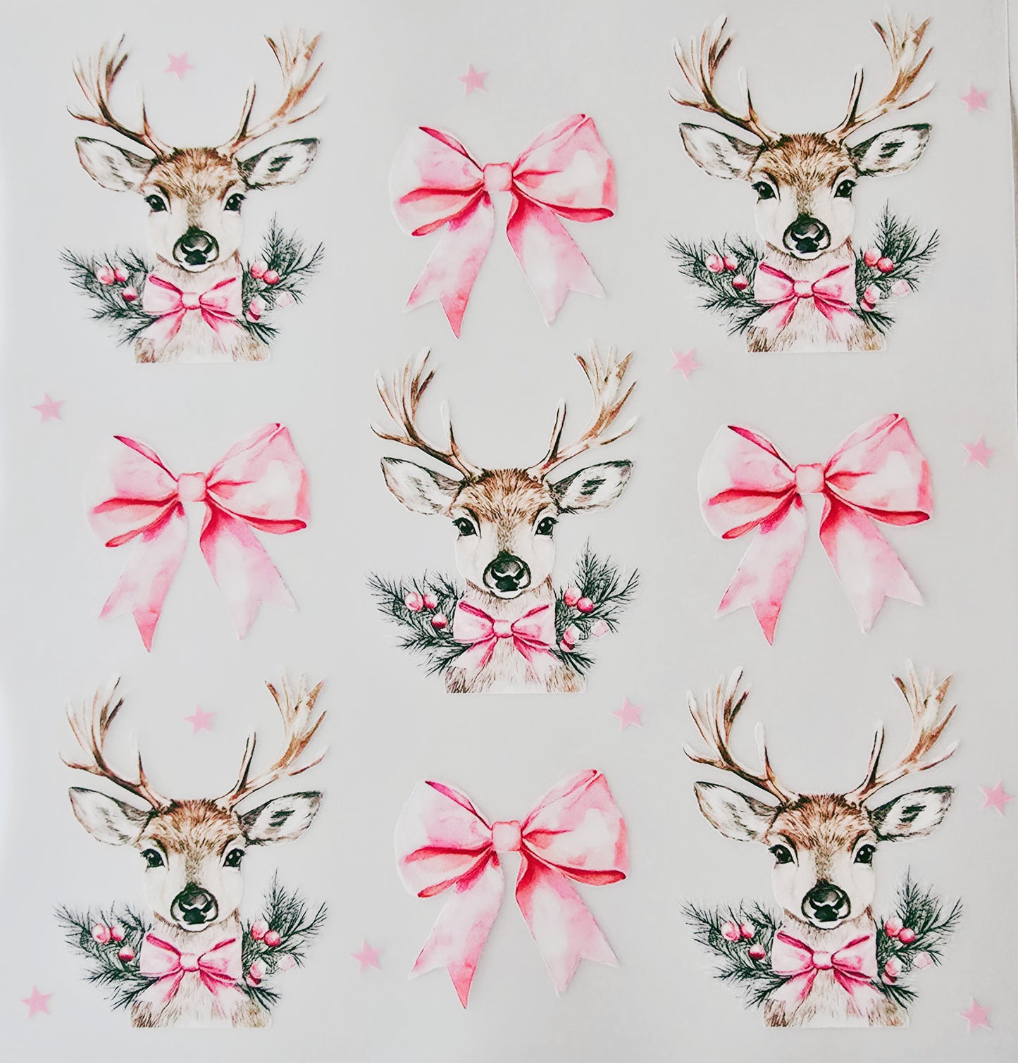 Pink Bows & Deer