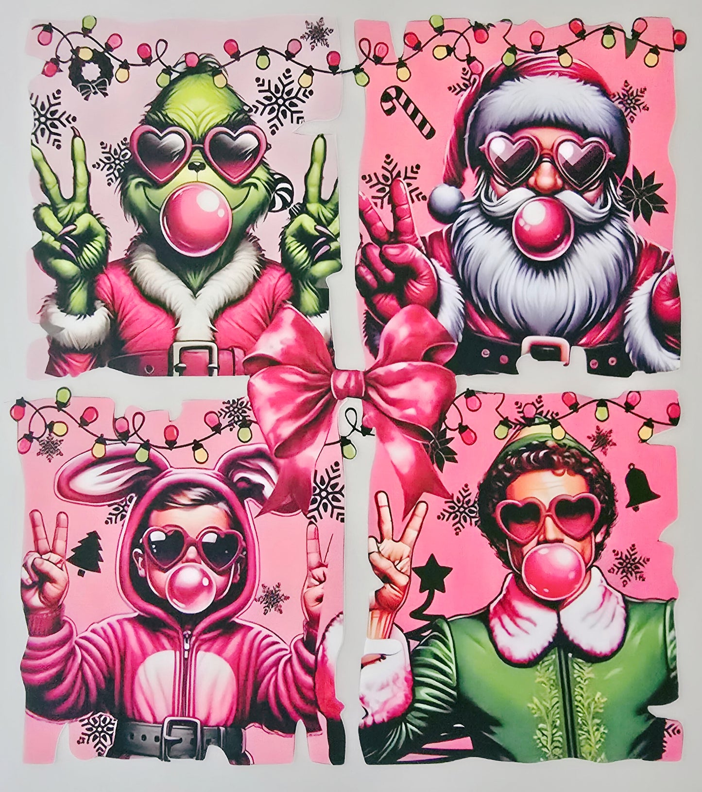 Pink Christmas Movie Characters