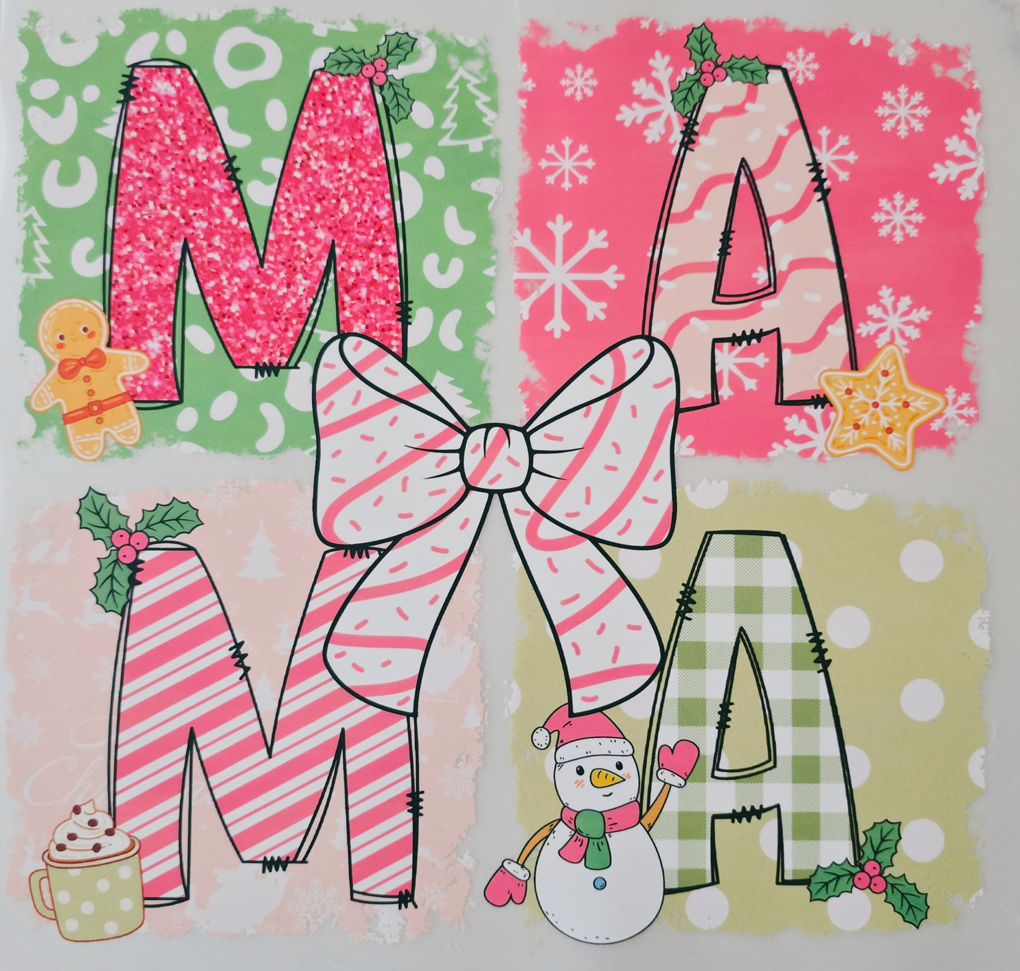 Pink Christmas Mama