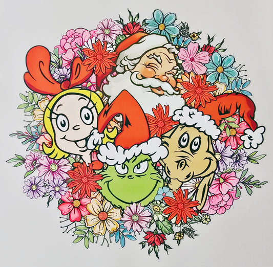 Grinch, Cindy Lou, Max & Santa