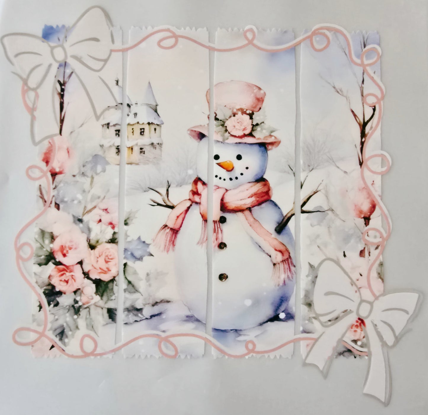 Pink Snowman