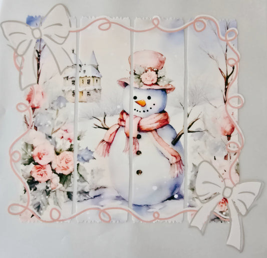 Pink Snowman