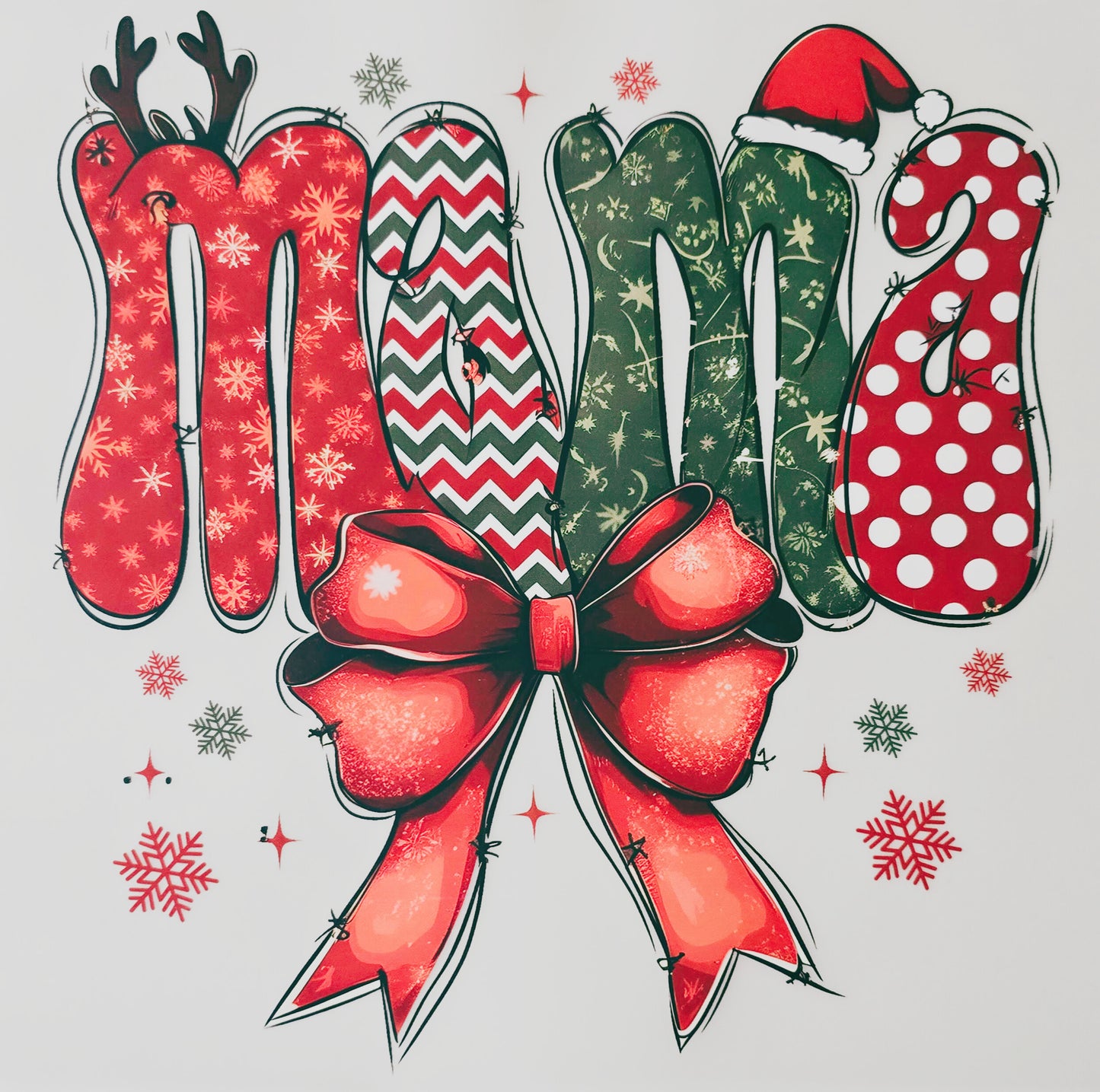 Christmas Mama with Bow
