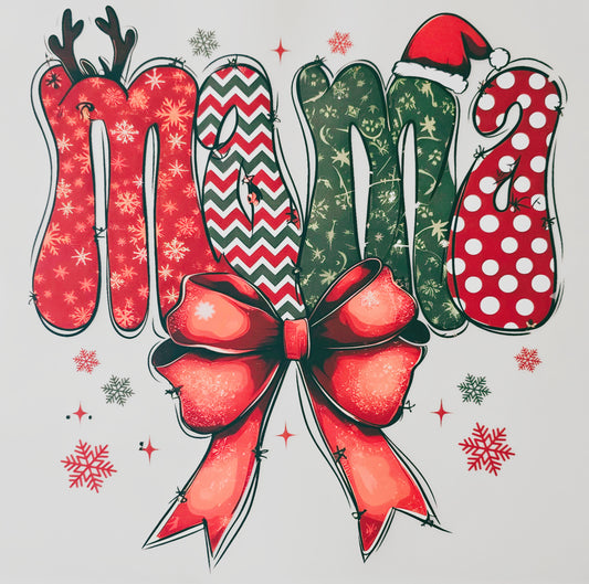 Christmas Mama with Bow