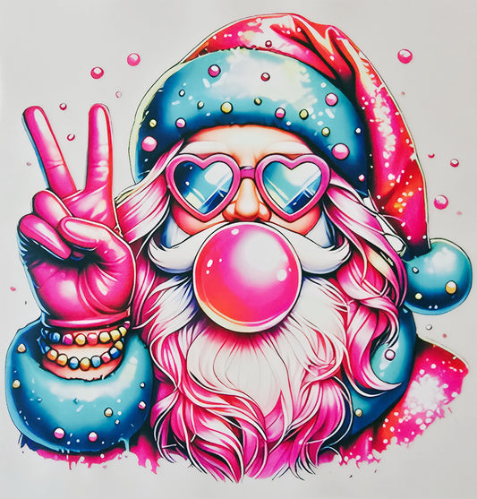 Pink Bubblegum Santa