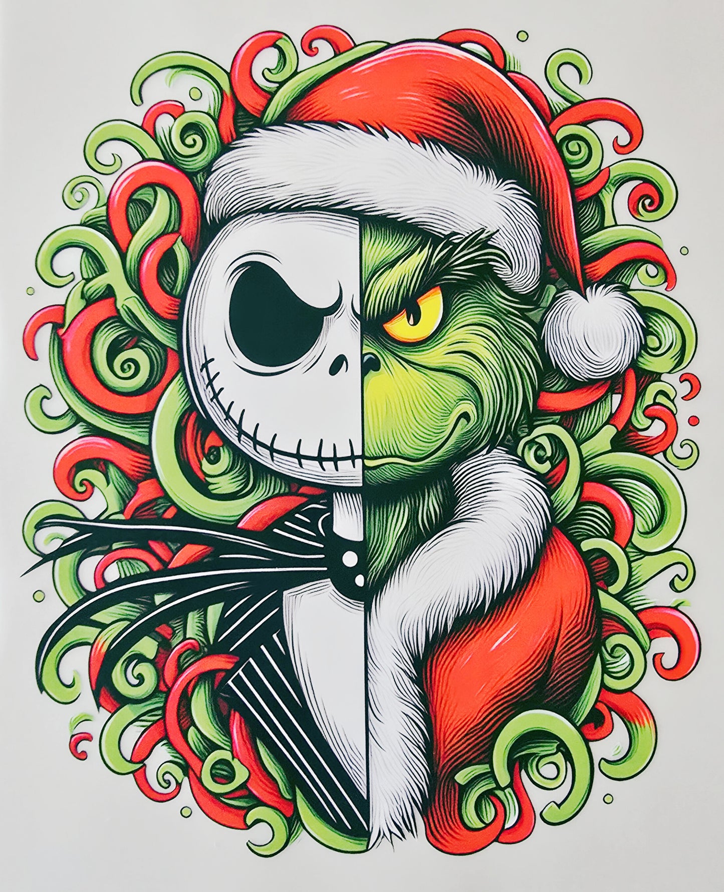 Half Jack Skeleton Half The Grinch