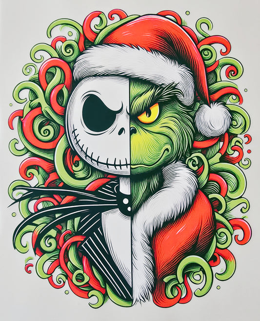 Half Jack Skeleton Half The Grinch