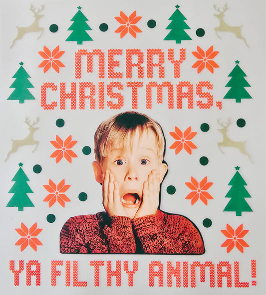 Merry Christmas Ya Filthy Animal