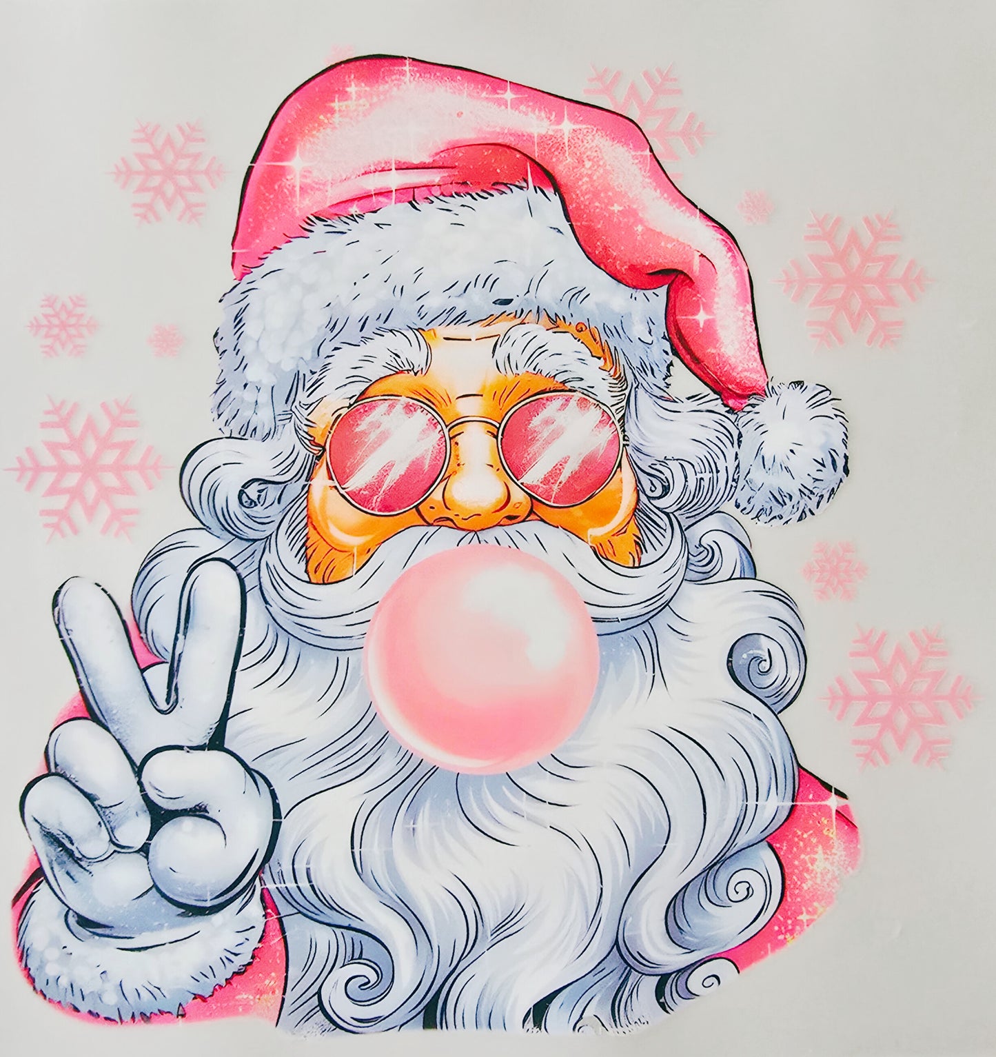 Pink Bubblegum Santa Clause
