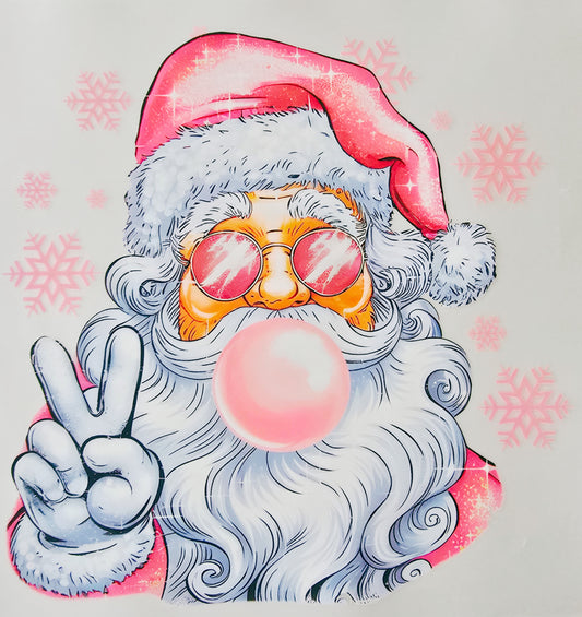 Pink Bubblegum Santa Clause