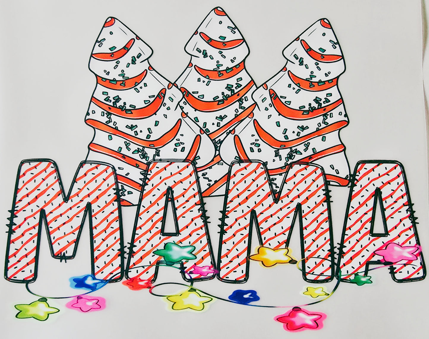 Christmas Tree Cake Mama