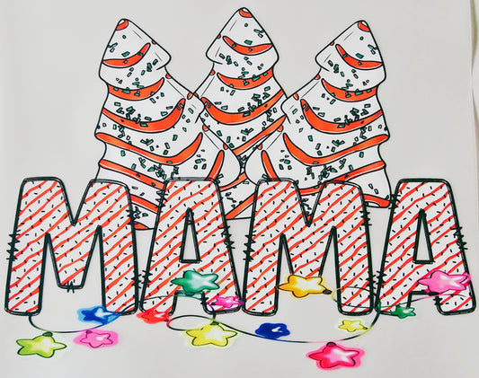 Christmas Tree Cake Mama