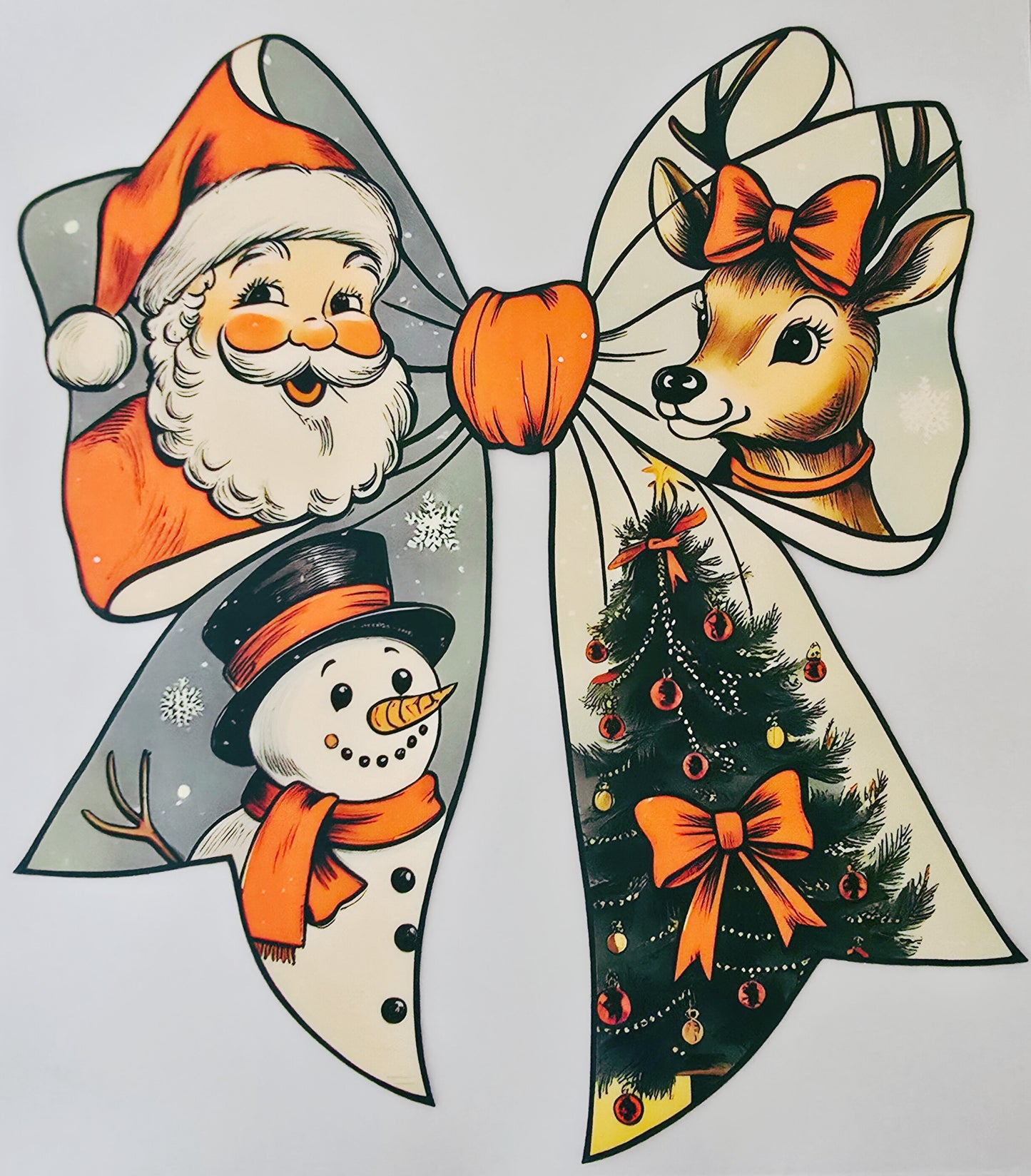 Santa & Friends Bow