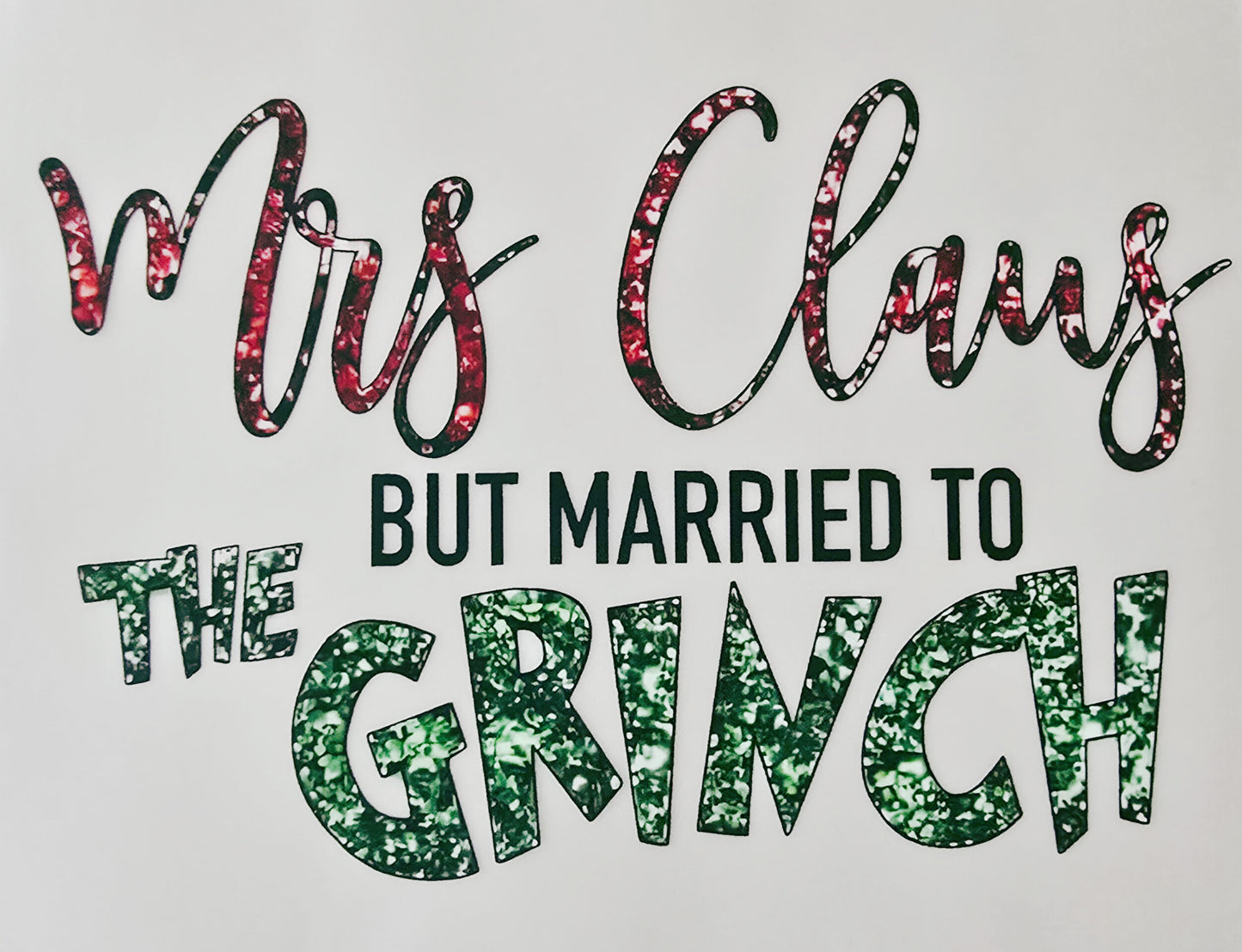 Mrs Claus but Married to The Grinch