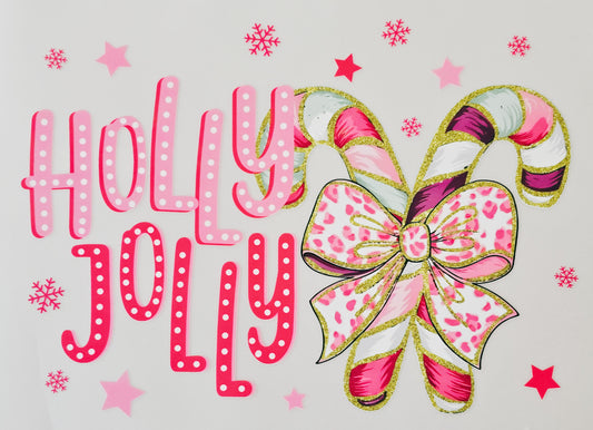Pink Holly Jolly