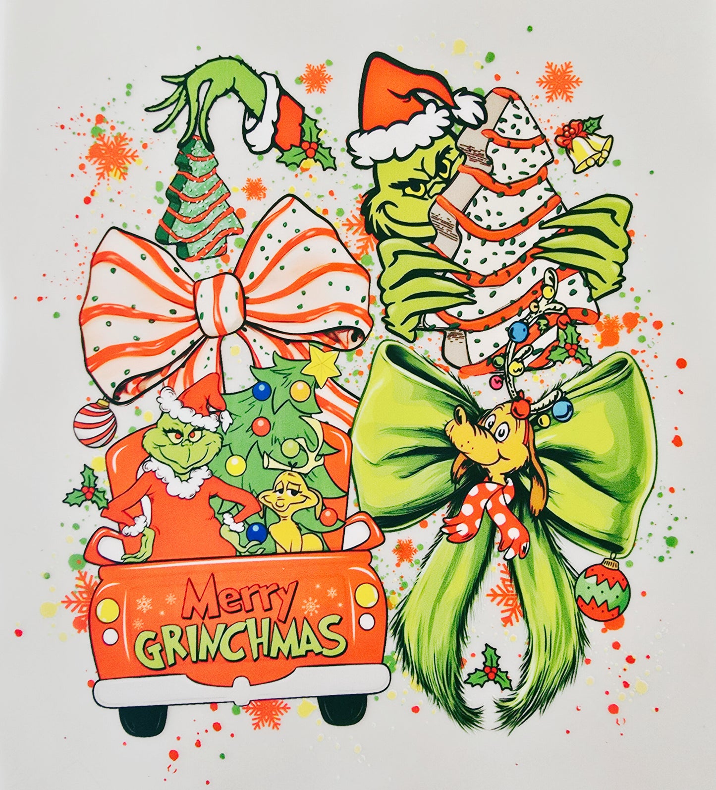 Grinch Christmas Tree Cake