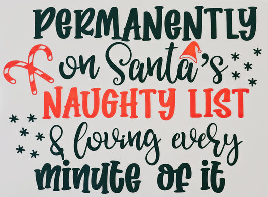 Permanently on Santa's Naughty List