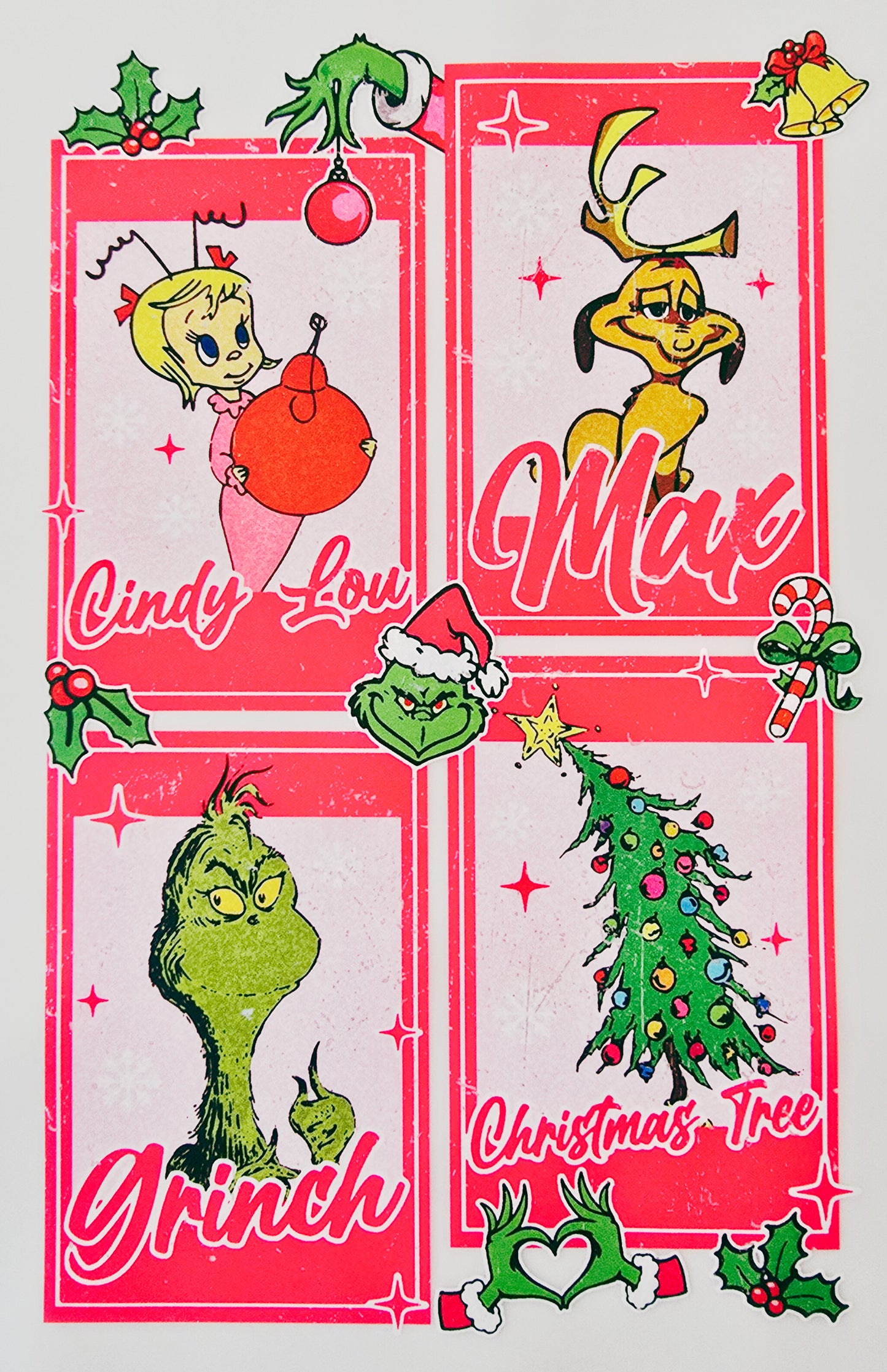 Grinch, Cindy Lou, Max & a Tree