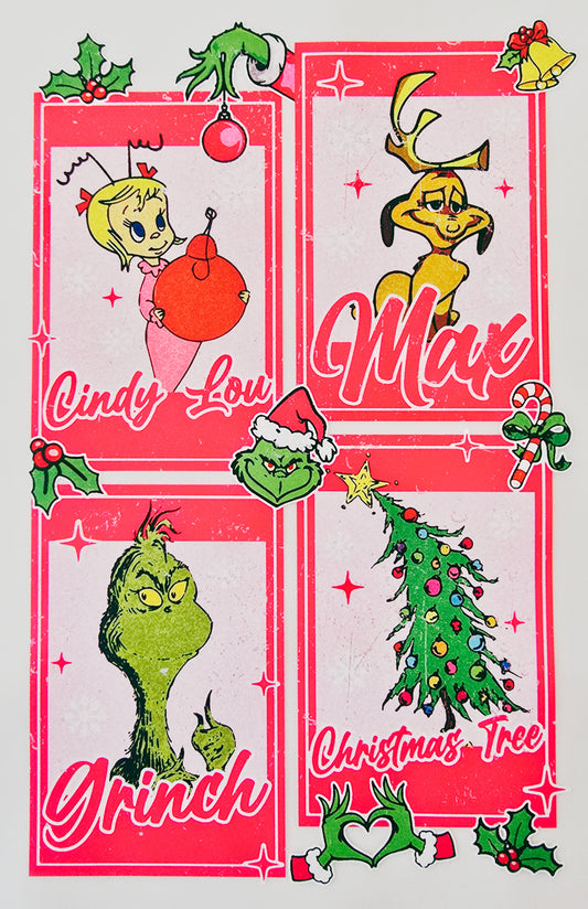Grinch, Cindy Lou, Max & a Tree