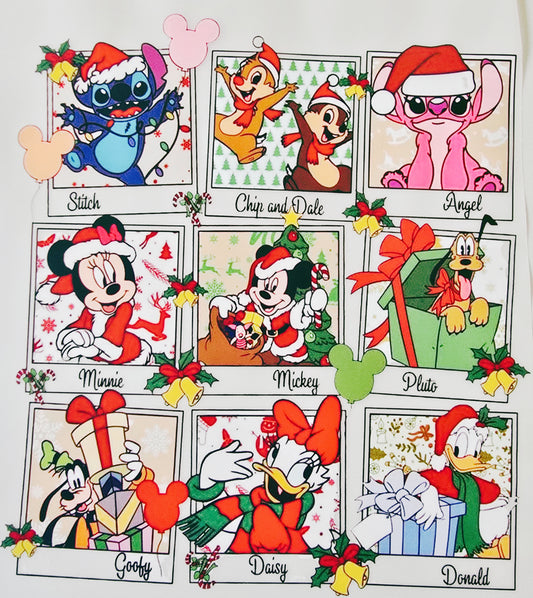 Christmas Disney Characters