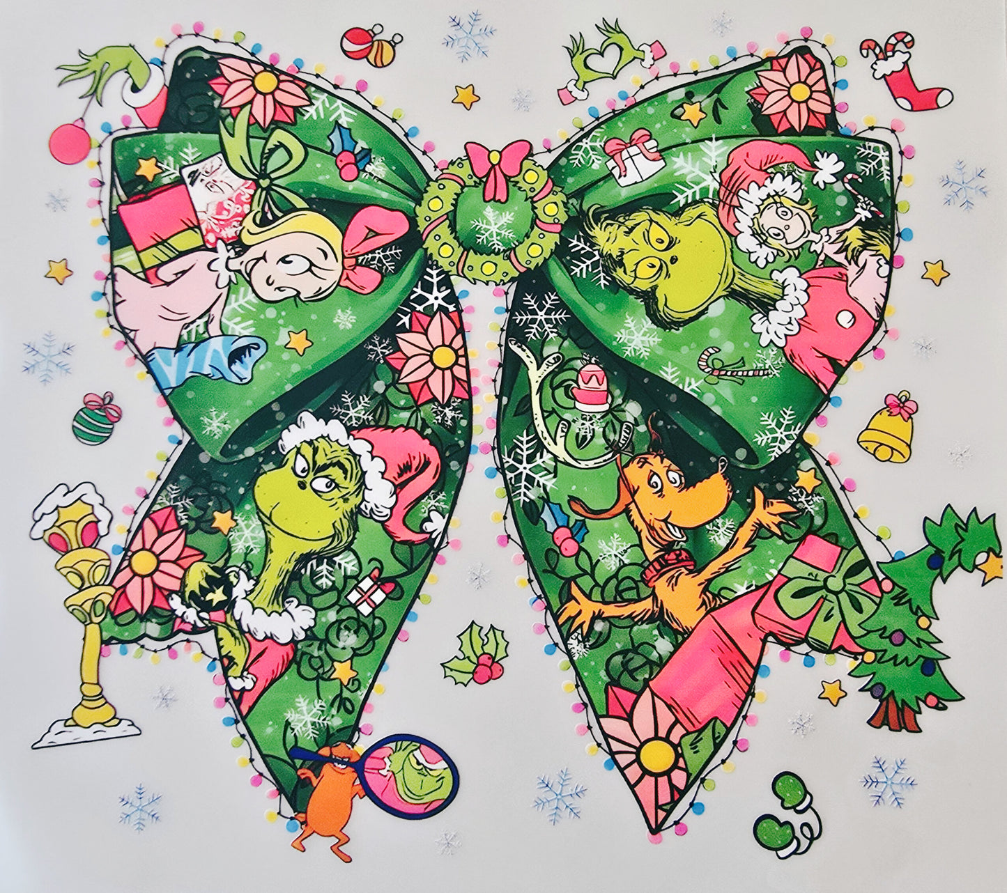 The Grinch Bow