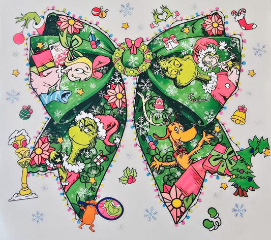 The Grinch Bow
