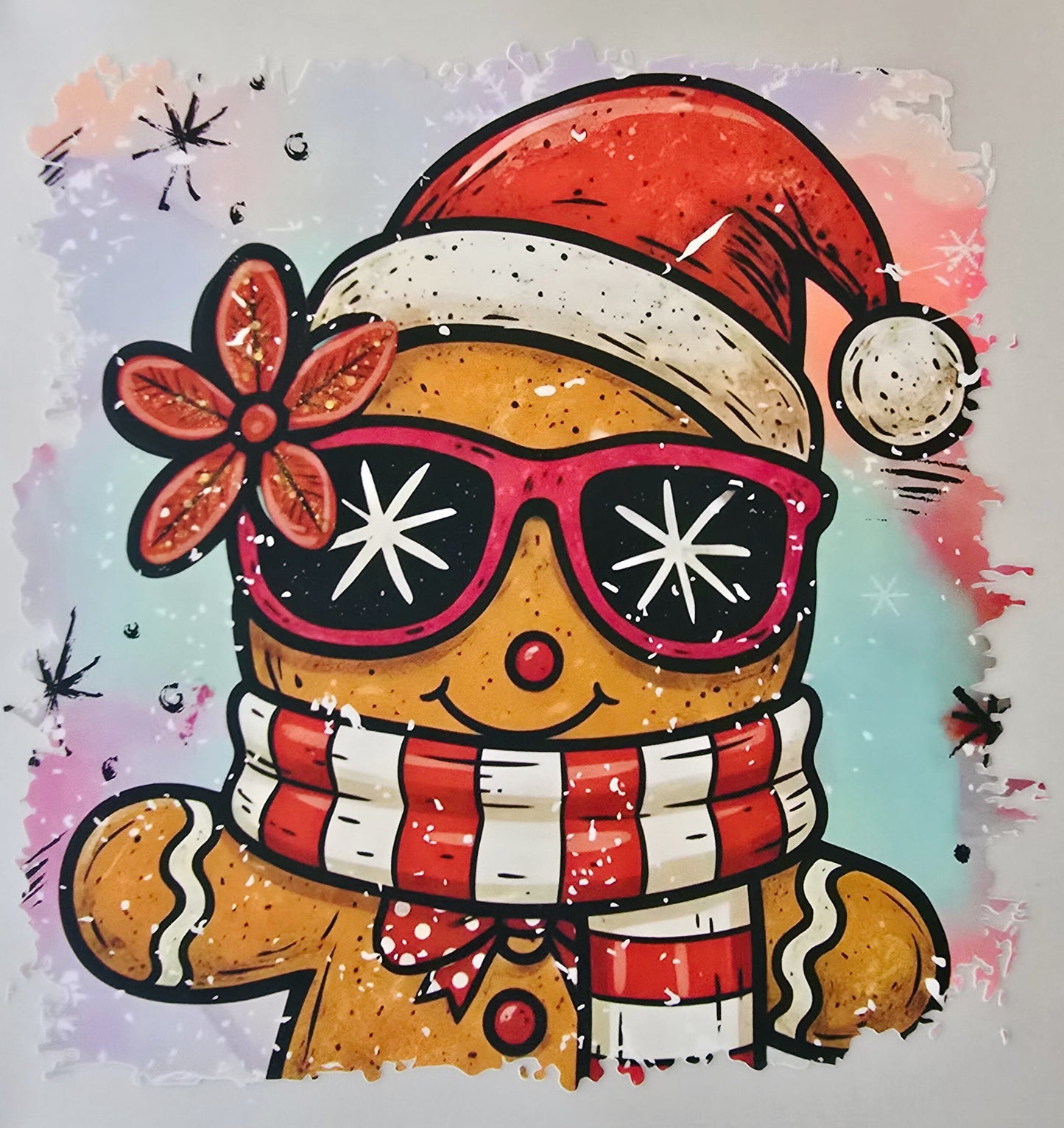 Santa's Hat Gingerbread Man