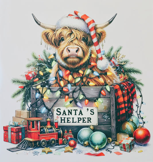 Santa's Cow Helper
