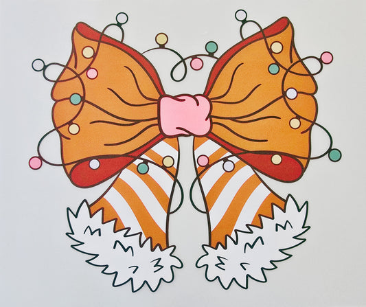 Christmas Bow with Lights (Kids)