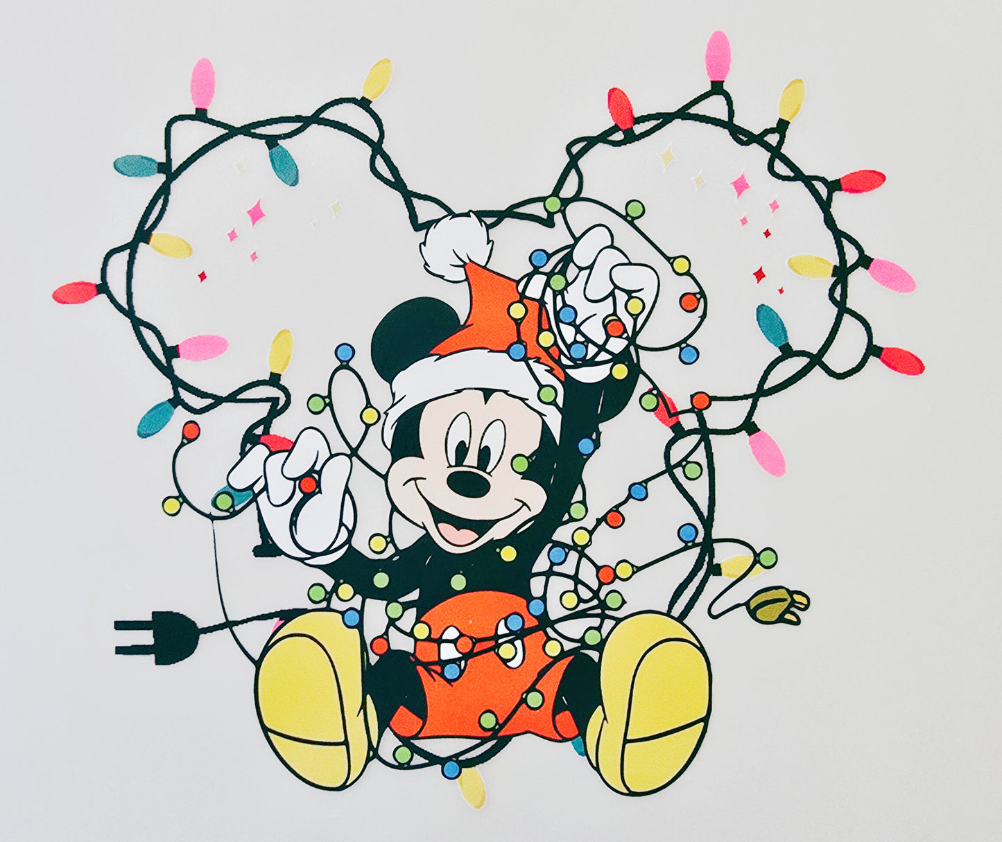 Mickey Mouse with Christmas Lights (Kids)