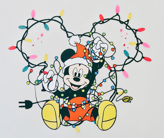 Mickey Mouse with Christmas Lights (Kids)