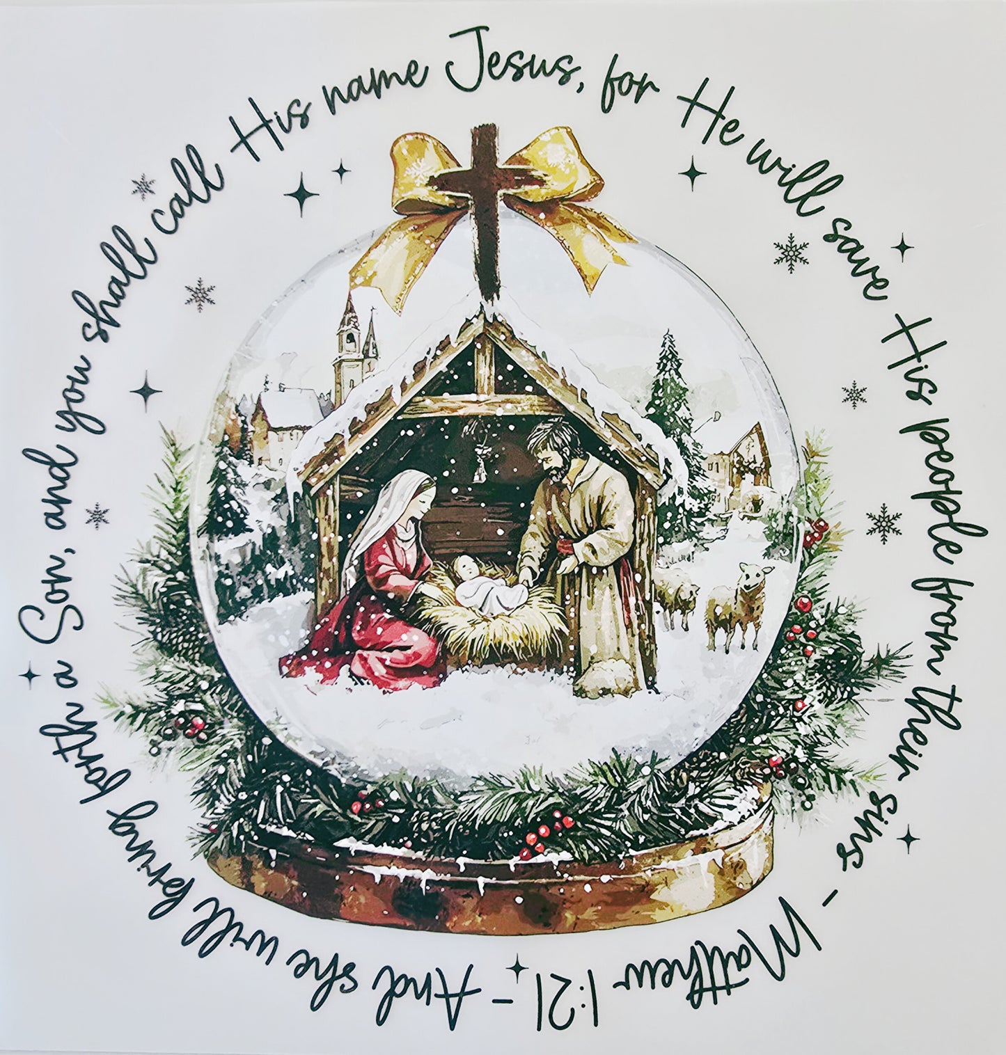 Nativity Snowglobe