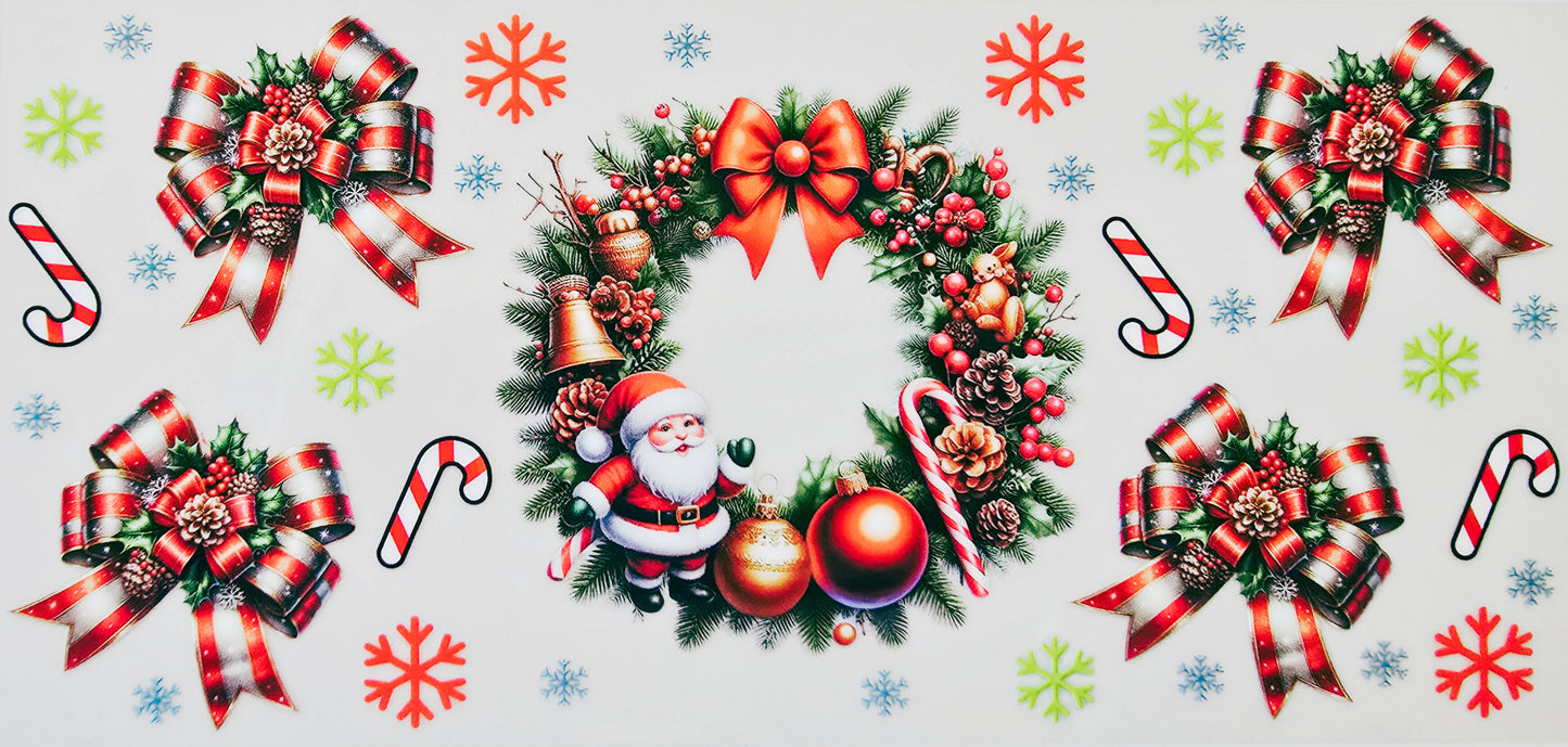 Christmas Wreath & Bows