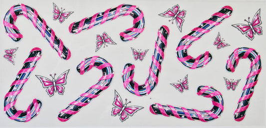 Candy Canes & Butterflies