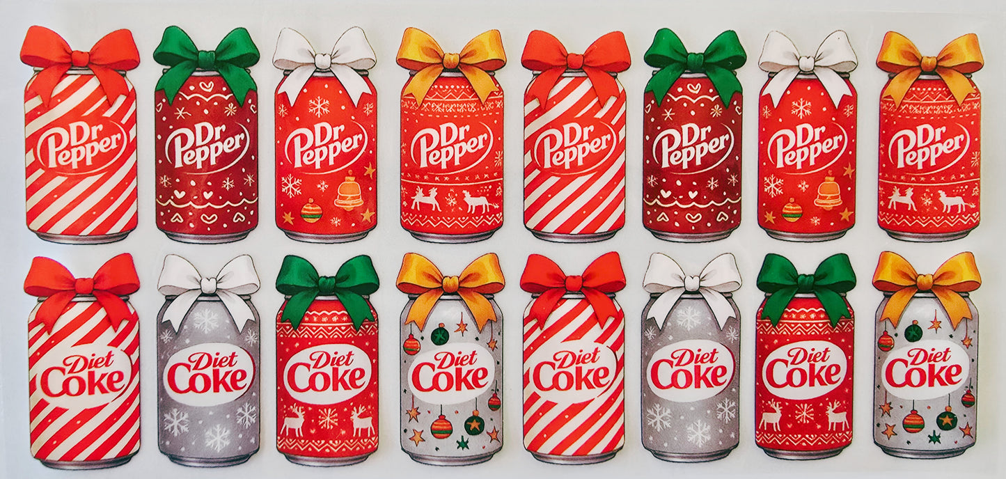 Christmas Dr Pepper & Coke