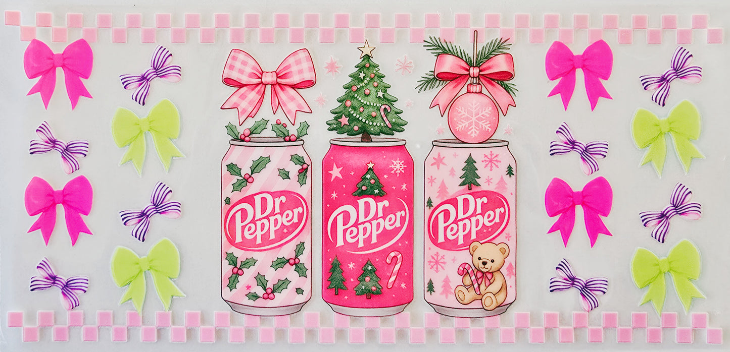 Pink Christmas Dr Pepper