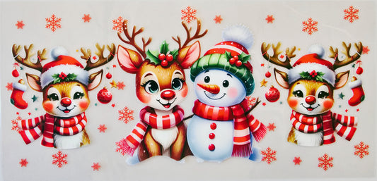 Snowman & Reindeer
