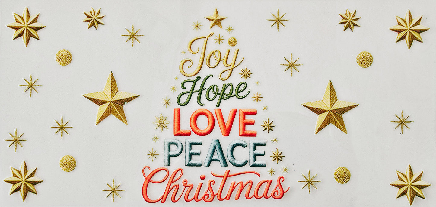 Joy Hope Love Peace Christmas