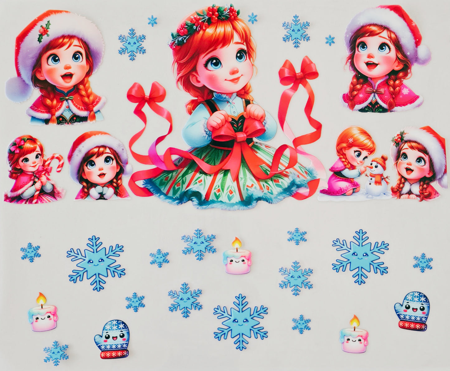 40oz Christmas Princess Anna