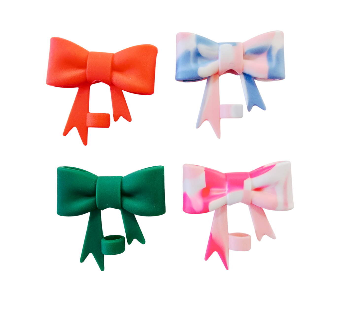 40oz 3D Bow Straw Topper