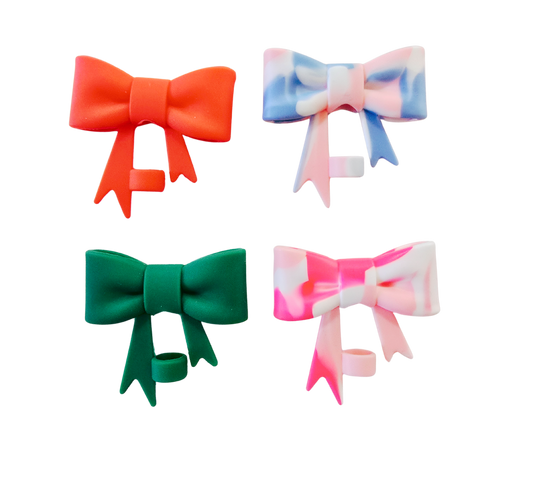 40oz 3D Bow Straw Topper