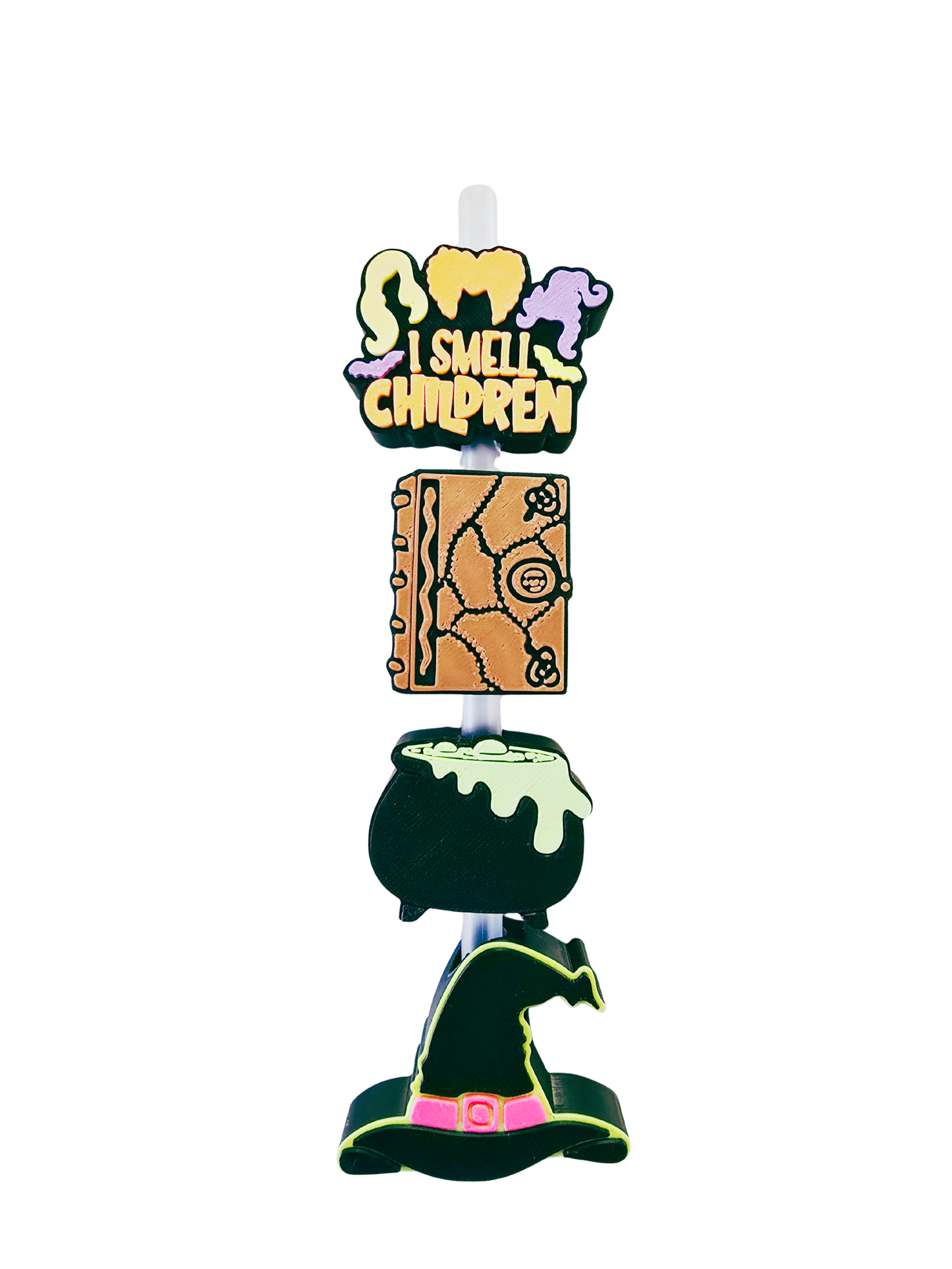 3D Hocus Pocus Straw Toppers