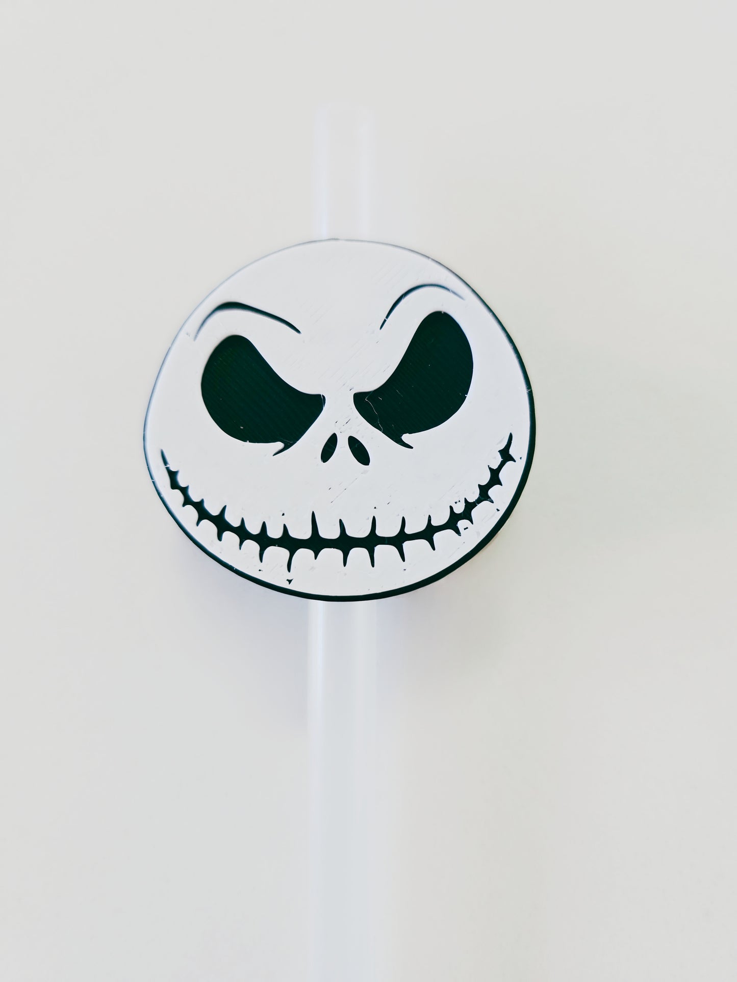 3D Jack Skeleton Straw Topper
