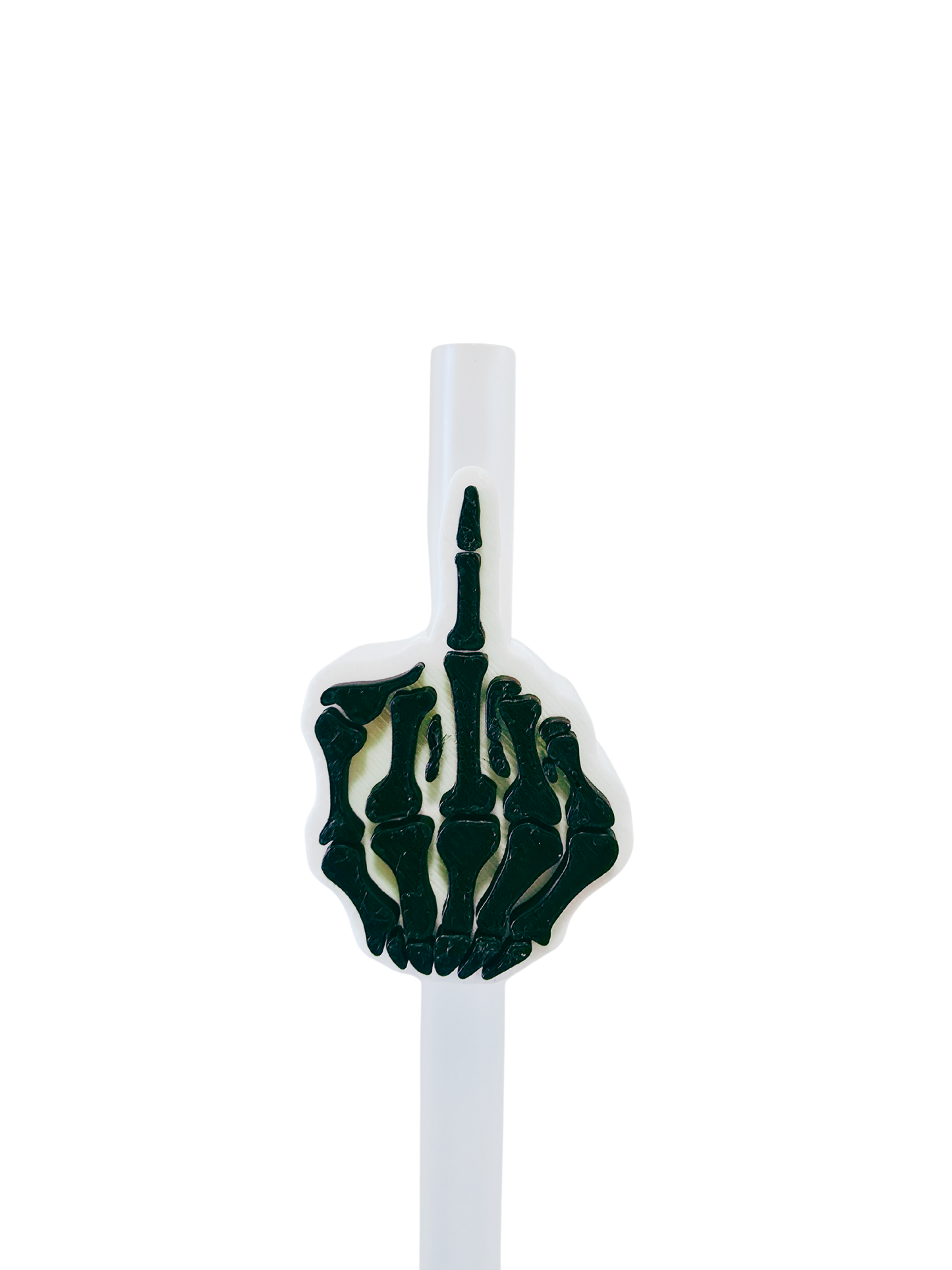 3D Middle Finger Straw Topper
